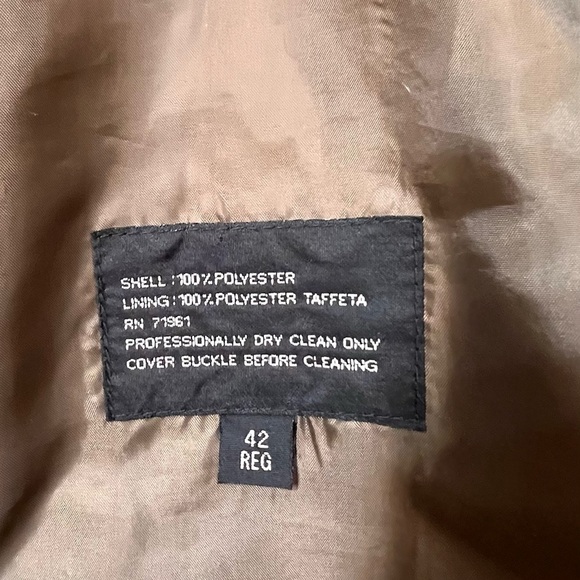 Bachrach Trench Coat Rain Coat Over Coat Removable Liner Sz 42R EUC No‎ Belt - Picture 8 of 14